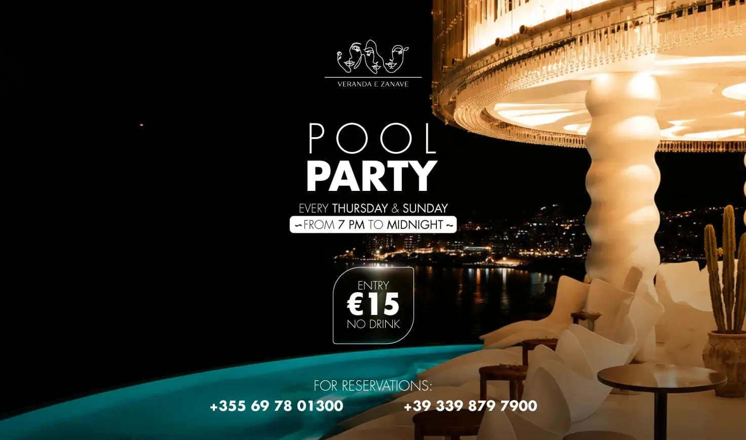 Veranda e Zanave -Pool Party