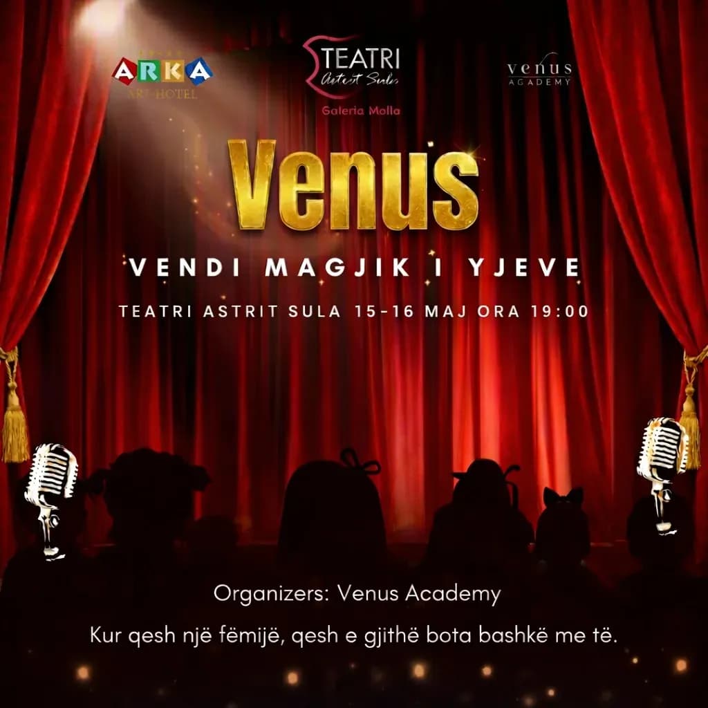 Afisha e Vëndi Magjik i Yjeve - Venus Academy